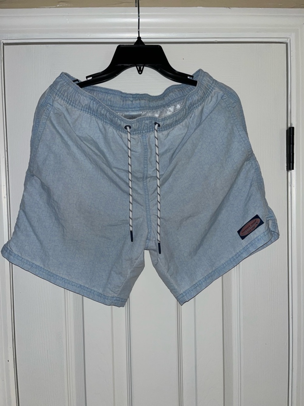 Vineyard Vines Light Blue Drawstring Swim Shorts